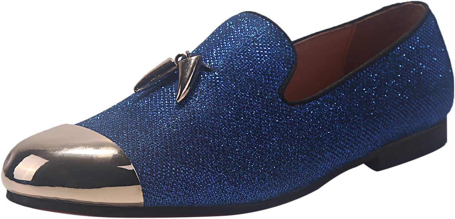 Men's Hip hop Dress Loafers Prom Party Wedding Shoes
