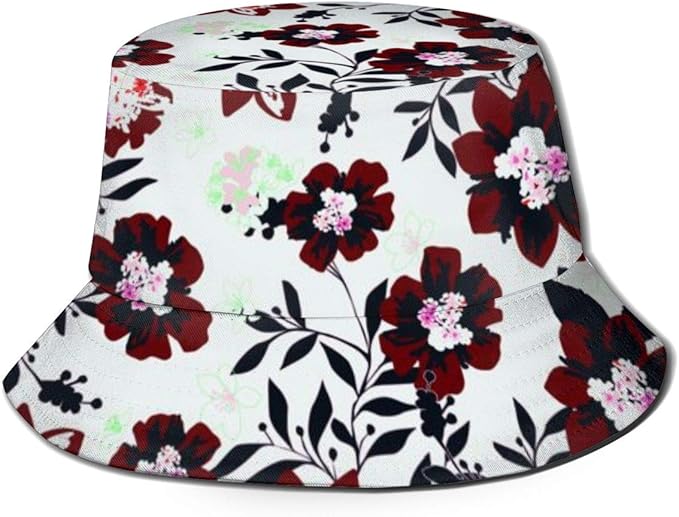 Amazon バケットハット 漁夫帽 花のデザイン 帽子 夏 Uvカット 日焼け防止 紫外線対策 熱中症予防 折りたたみ ハット 小顔効果抜群 通気性 人気な プリント おしゃれ 徒歩 旅行 園芸 旅行用 夏 メンズ レディース ボーイズ ガールズ ハット 通販