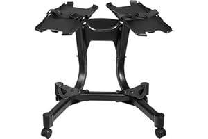 Bavnnro Adjustable Dumbbell Stand 330LBS Dumbbell Rack Standard Metal Dumbbell Holder Weight Rack Storage Stand for Home Gym(Only Stand)