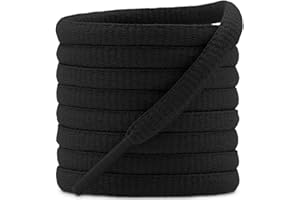 DELELE 2Pair Oval Shoes laces 42 Colors Half Round 1/4" Athletic ShoeLaces for Sport/Running Shoes Shoe Strings