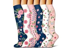 COOLOVER Compression Socks for Women and Men - Best for Circulation, Running, Athletic, Recover, Nurse, Travel