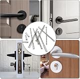 SenZee M3 Door Handle Fixing Screws and Sleeves 60 mm 3 mm Nickel Plated 30 Sets view 7