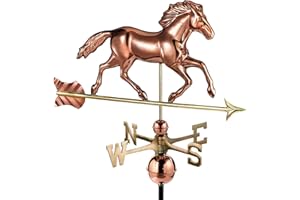 Good Directions Smithsonian Running Horse Weathervane, Pure Copper
