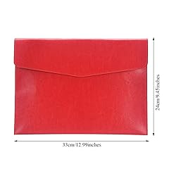 Enyuwlcm PU Leather A4 File Folder Document Holder