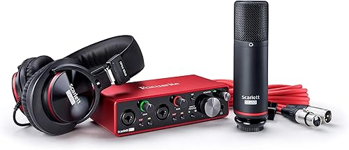 Focusrite Scarlett 2i2 Studio (3rd Gen) USB Recording Bundle