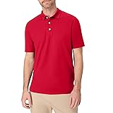 Hanes mens X-Temp Performance Polo Shirt,Deep