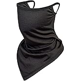 TClian Balaclava Neck Gaiter with Ear Loops Scarf Bandana UV Sun Protection Outdoors Face Mask Cover for Women Men