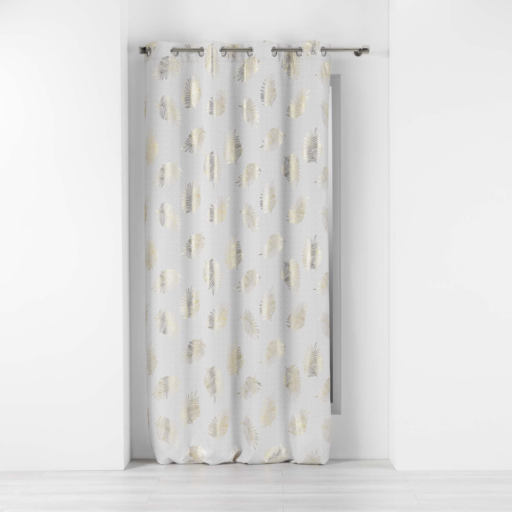 Douceur d'Intérieur Soft Curtain, Multi-Colour, 140 x 260 cm