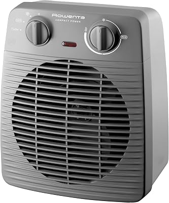 Compact Power Heizlüfter, 2 Leistungsstufen, kompakte Abmessungen