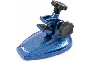 Dasqua Precision Micrometer Stand,Professional-Grade Cast Iron Base,Holds Micrometers,Non-Slip Rubber Clamp,Fully Adjustable