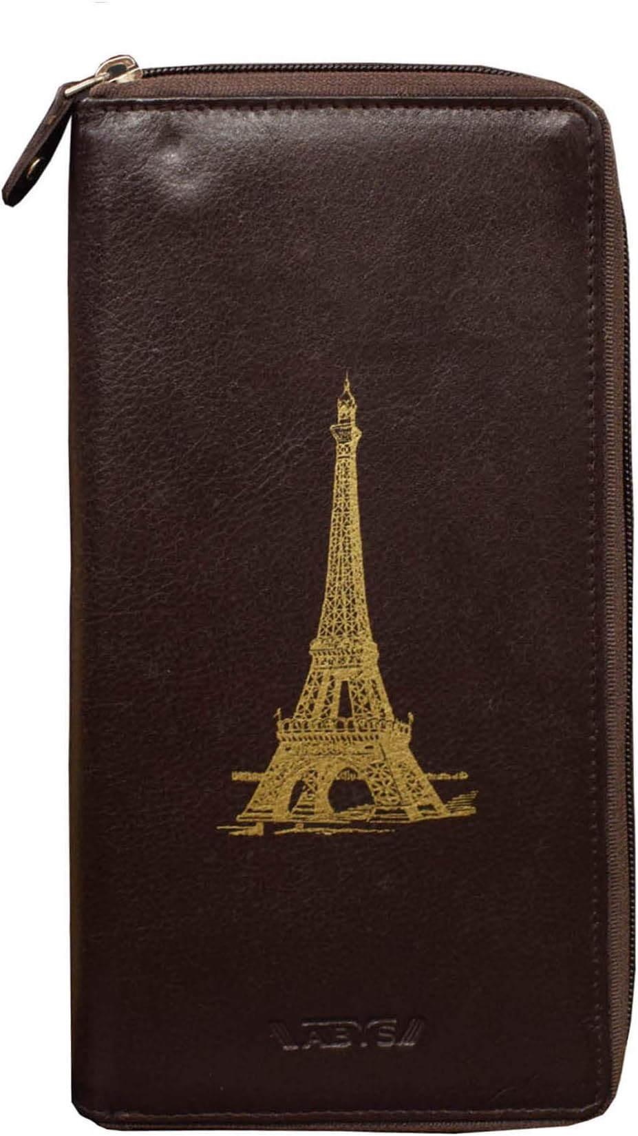 ABYS Coffee Brown Genuine Leather RFID Protected Passport Holder for Men and Women (5117AB1)