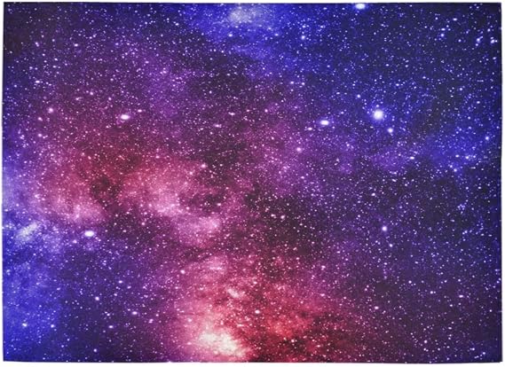 Área Alfombrilla Espacio exterior Galaxy Stars Azul marino Púrpura