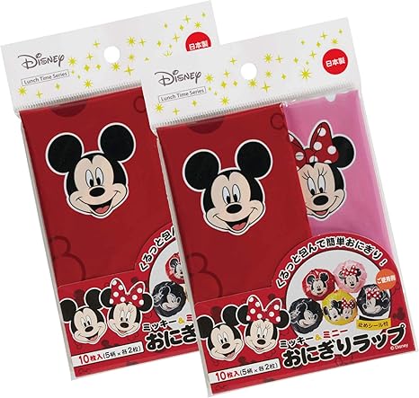 Amazon トルネ 日本製 ディズニー ミッキー ミニー おにぎり ラップ フィルム シート キャラ弁 デコ弁 10枚入 2個セット 弁当デコレーション用品 オンライン通販