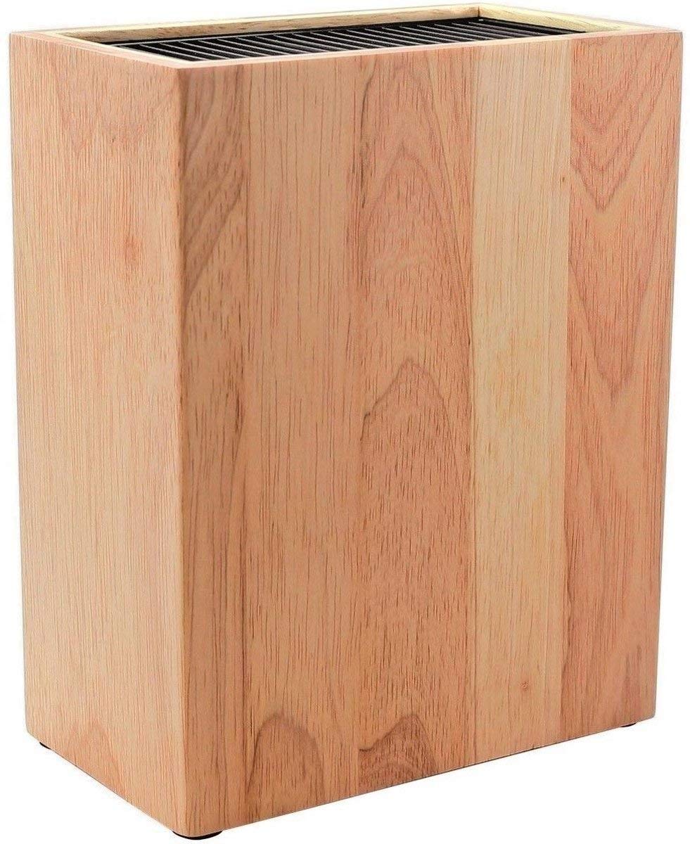 Rockingham Forge Upright Wooden Bamboo Universal Knife Block for up to 20 Knives - Tidy Kitchen Storage Solution for Multiple Knife Types up to 20cm Blade Length