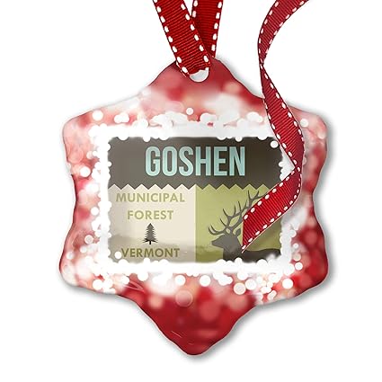 Amazon Com Neonblond Christmas Ornament National Us Forest Goshen