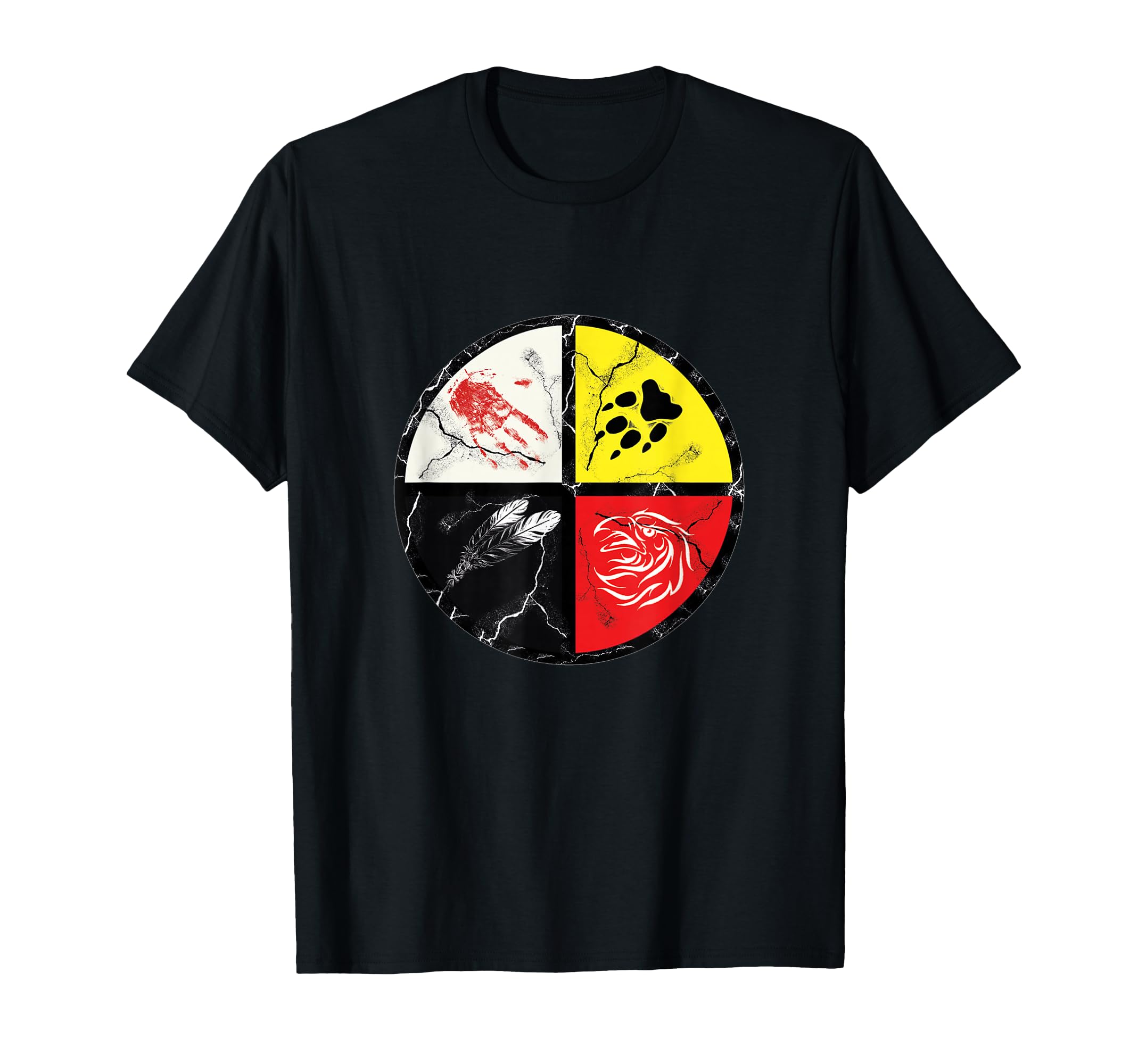Photo 1 of Native American Medicine Wheel T-Shirt