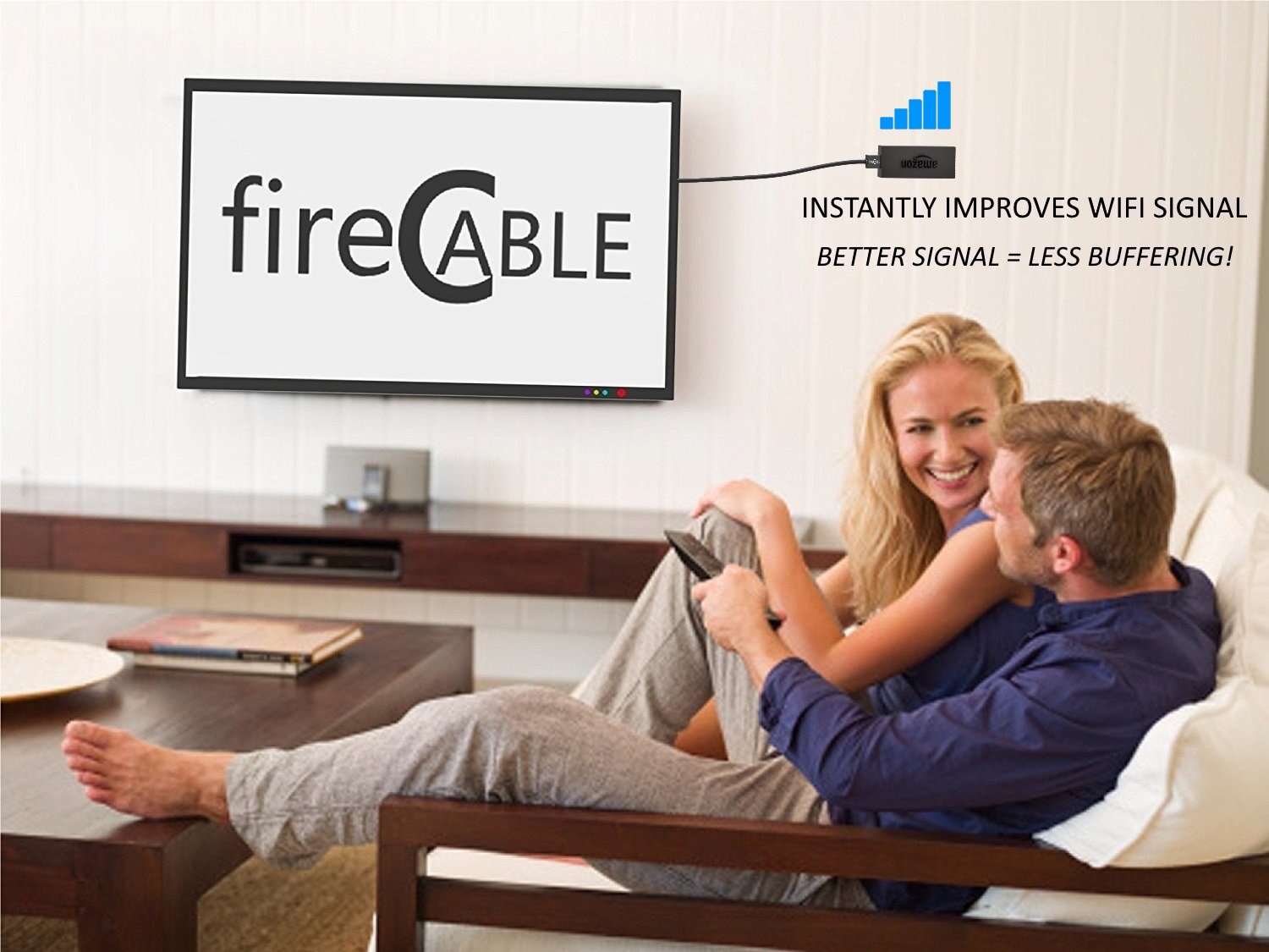 XL HDMI Extender Cable for Streaming Sticks Increases WiFi Signal for