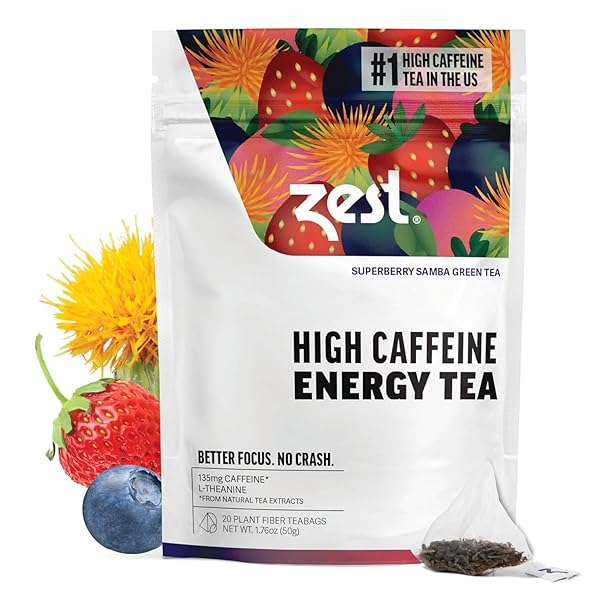 ZEST ENERGY GREEN TEA – SUPERBERRY SAMBA –...