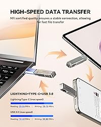 MFi Certified 128GB Flash Drive for iPhone Photo