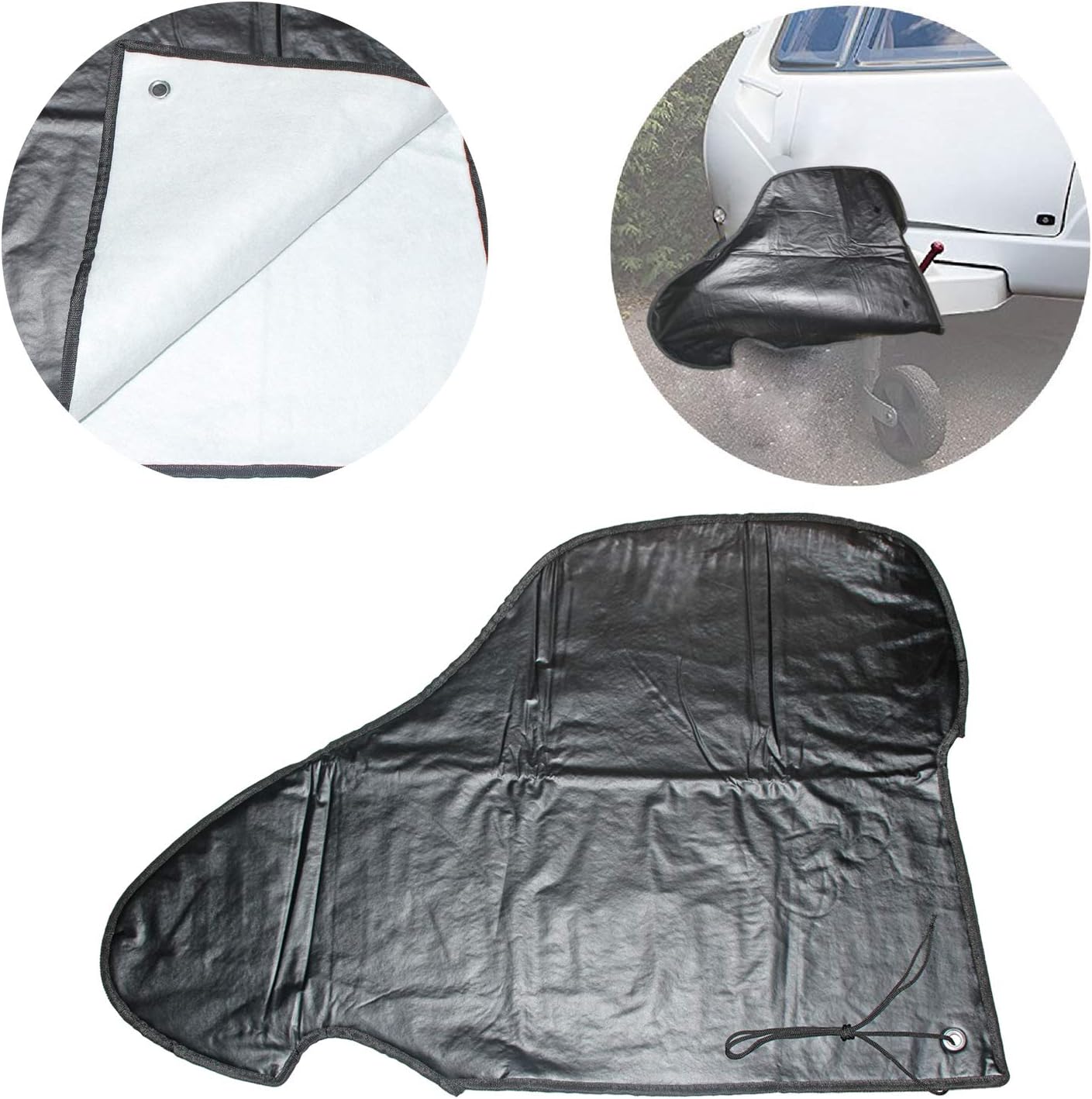 ZHUBANG Car Windshield Snow Cover (Travel RV Trailer Hitch Cover)