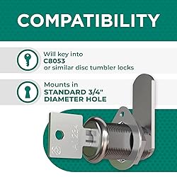 Olympus Lock 5-Disc Tumbler Cam Lock | Cascade