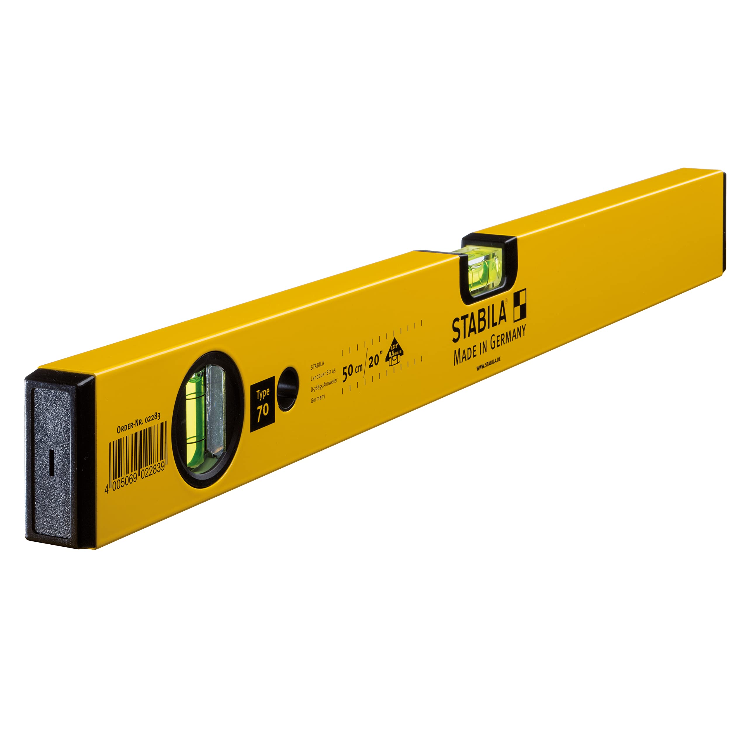 STABILA Type 70 Spirit Level, 50 cm