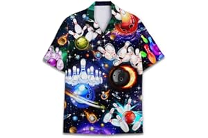 ACEPrints Hawaiian Shirt for Men Casual Button-Down Shirts Mens Hawaiian Shirts Short Sleeve Button Down Shirt Men