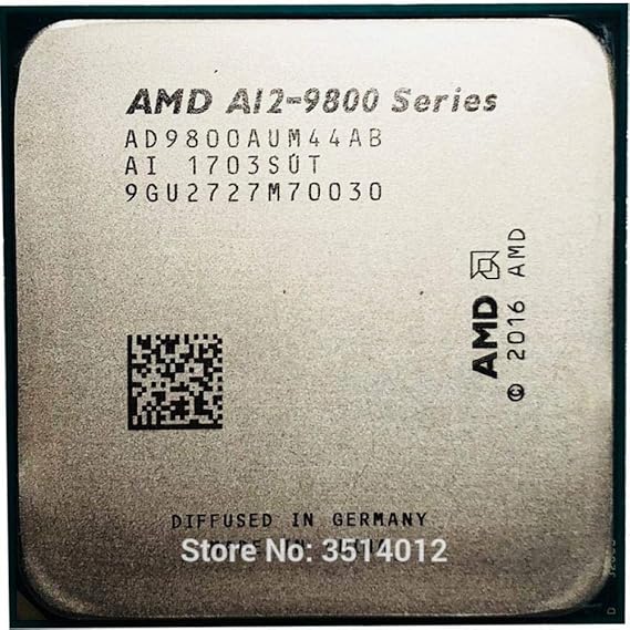 Amd A12 Series A12 9800 A12 9800 3 8 Ghz Quad Core Cpu Processor Ad9800aum44ab Socket Am4 Computers Accessories Amazon Com