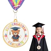 KQNBI Preschool Kindergarten Graduation Medal, Congrats Graduation Award Medal with Neck Ribbon, Cute Grad Medals for Awards, Metal Medals for Kids Students Graduate Gift Party Decoration Favors