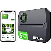 Smart Sprinklers Controller 2.4GHz WiFi, Irrigation Controller Easy Use App Enabled, 4 Zones + 16 Plans, Save Water Auto Skip Rain, Freeze &amp; Wind, 10 Minutes Install