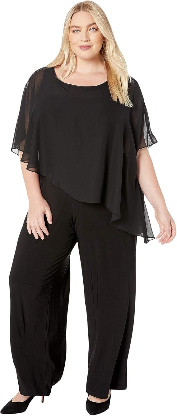 adrianna papell jumpsuit plus size