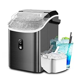 Kndko Nugget Ice Makers Countertop,Pellet Ice Maker