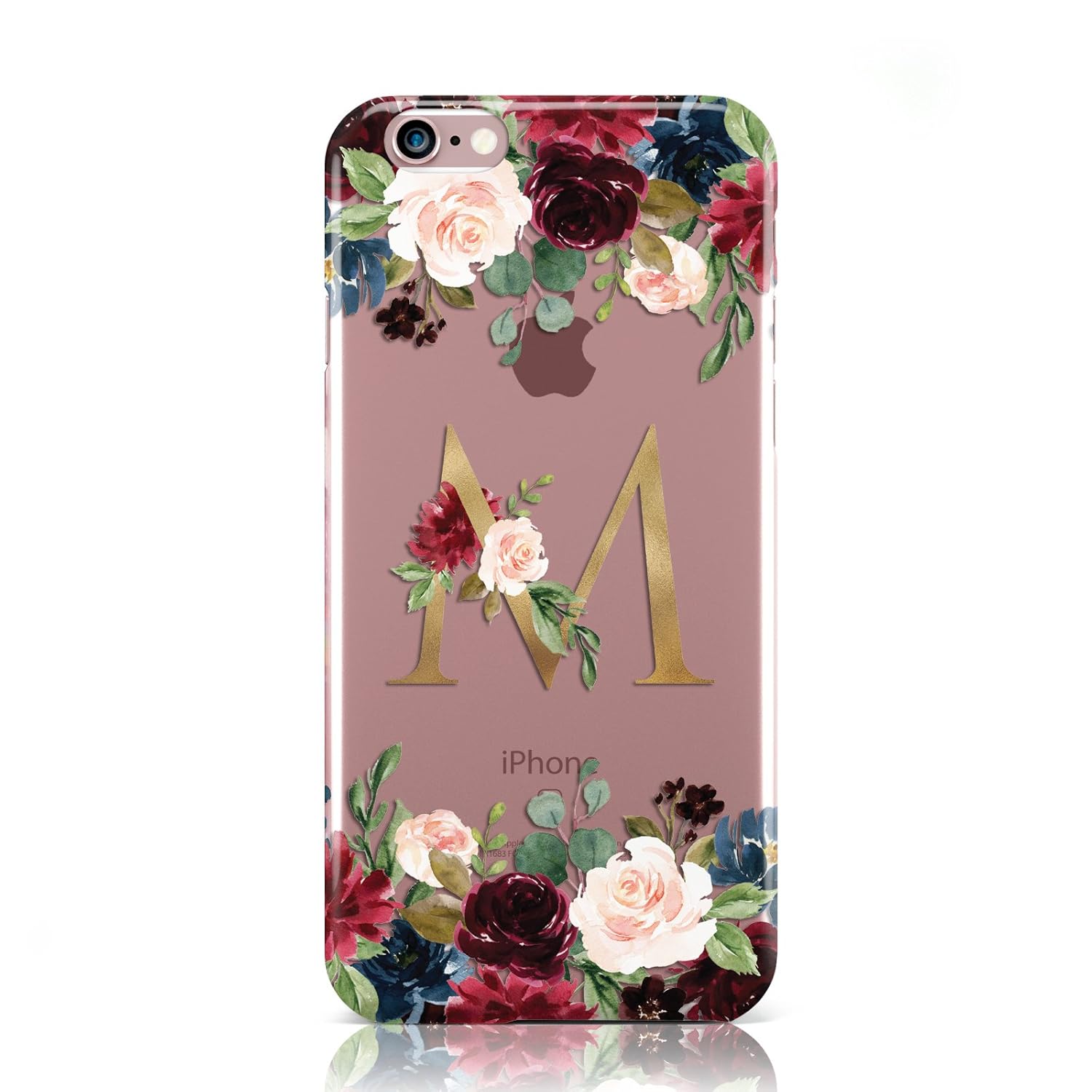 PERSONALISED CLEAR MONOGRAM & FLORAL MOBILE PHONE CASE Amazon.co.uk