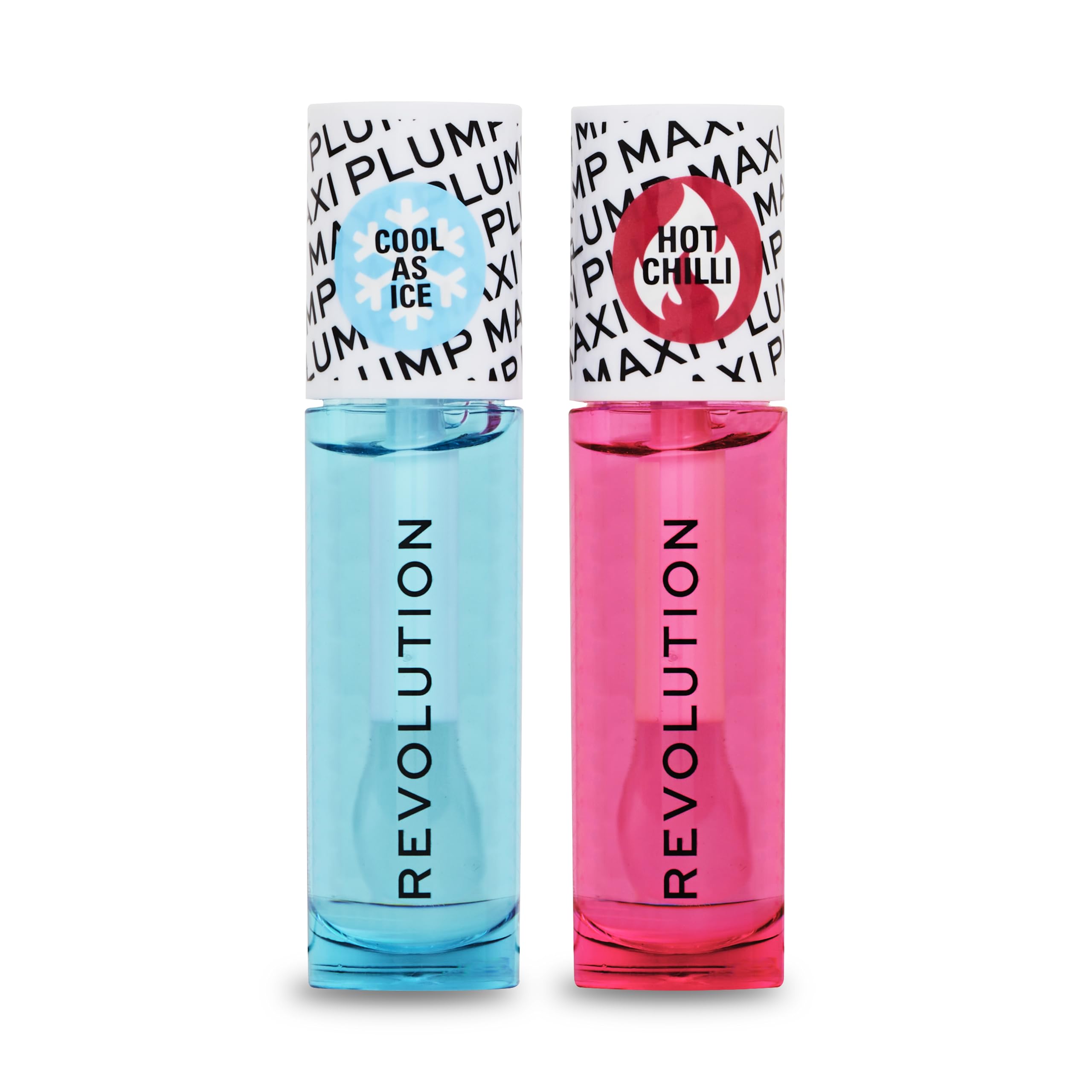 Revolution Beauty Maxi Plump Cool As Ice and Hot As Chilli Lip Set