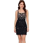 Adrianna Papell Women's Petite Beaded Tank Dress