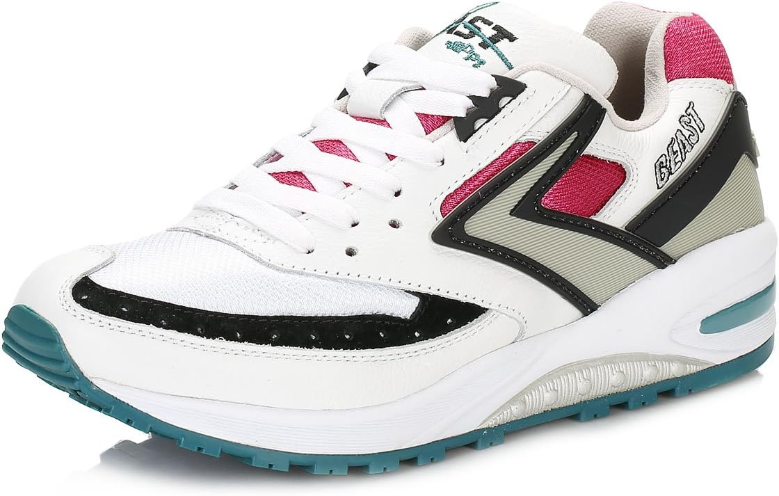 Brooks Mens White/Pink Beast OG Trainers