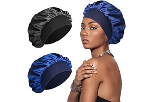 SWEET VIEW Silk Bonnet Satin Bonnet, Silk Hair Wrap for Sleeping, Soft and Comfortable Silk Sleep Cap
