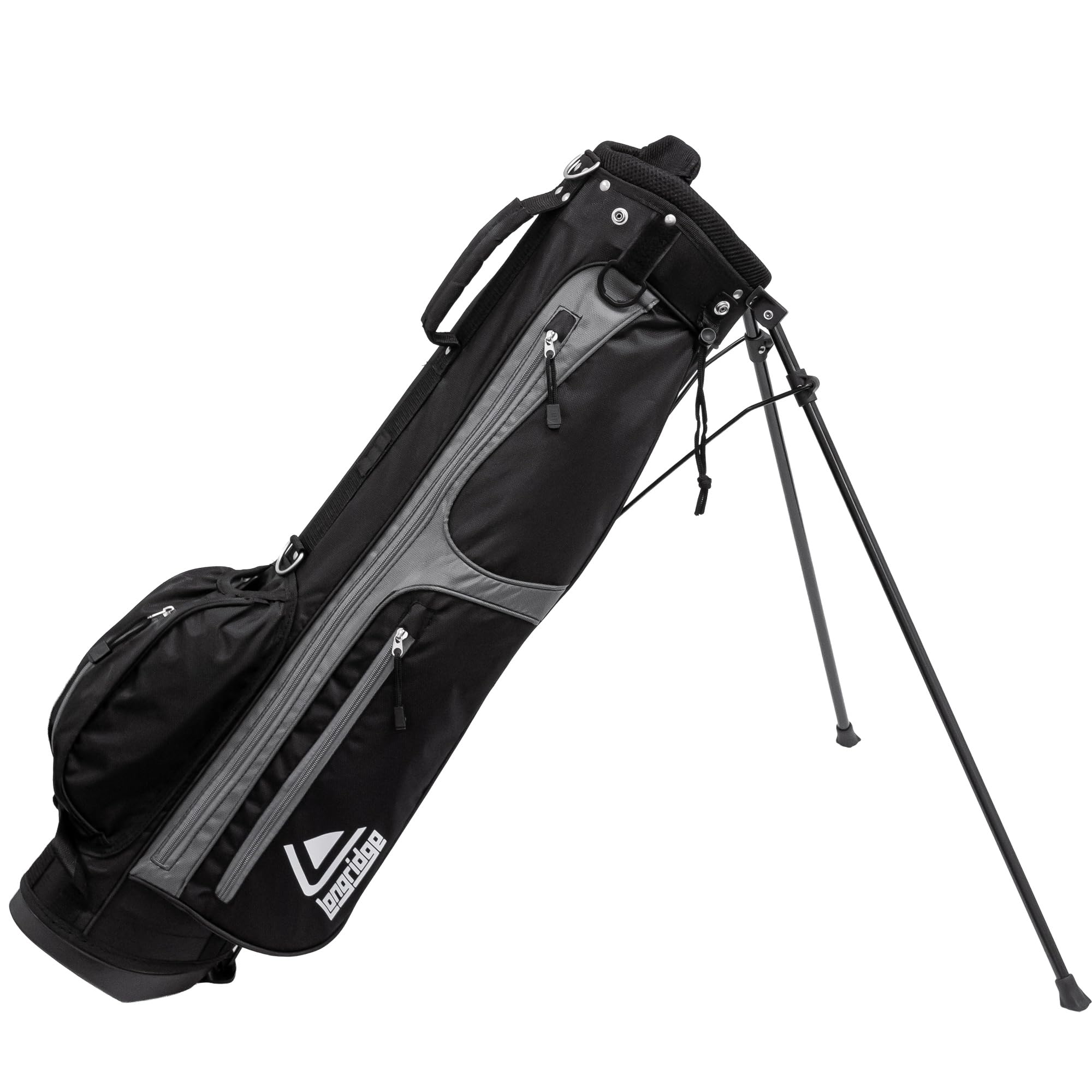 Longridge 6" Weekend Golf Stand Bag – Lightweight Carry Bag with Dual Strap, Compact Design, Multiple Pockets, Ideal for Practice Rounds and Travel