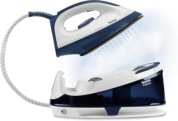 Tefal SV6040 centro de planchado, 2200 W, 1.2 litros, Azul, Blanco ...
