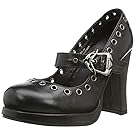 Pleaser Women's Crypto-05/B/PU Mary Jane,Black Polyurethane,10 M US