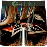 Ethika Men's Mid Boxer Brief, Griffin Colapinto - The Flight | Shorter Mid-length mens mid with Engineered Prevent, Soft 4-way, and Blend