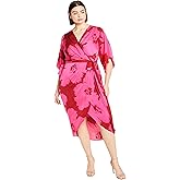 City Chic Women's Plus Size Dress - Kimberly Print Midi