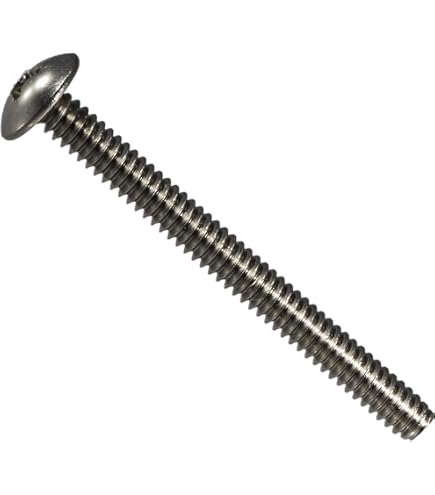 Uxcell 304 Stainless Steel Flat Head Machine Screws - 10#-24 X 1-1/2 Inch, Phillips, 50pcs
