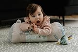 Nuby Animal Adventures Tummy Time Pillow 0M+ Interactive Mirror Plush view 4