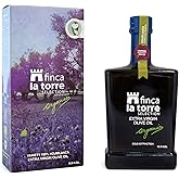 Finca La Torre Hojiblanca Organic Olive Oil - Extra Virgin Cold Pressed Spanish Olive Oil - Premium Oil from Malaga, Spain - Gourmet Food Gifts - 2021 Flos Olei Hall of Fame Winner (500 ml Bottle)