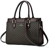 KURGOOL Handbags Purses for Women, Trendy Leather Dual-tone Tote Purse, Designer Handbag Shoulder Bag Top Handle Satchel Bags