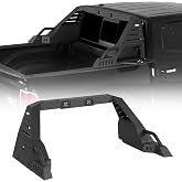 Hooke Road Full-Size Truck Roll Bar w/Lights and Storage for Ram 1500, Ford F150 &amp; Raptor, Chevy Silverado 1500 (Exclude ZR2), Toyota Tundra, GMC Sierra 1500, 22.6" High Adjustable Chase Rack