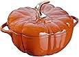 Staub 11124806 Pumpkin Cocotte Oven, 3.5 quart, Burnt Orange/Cinnamon