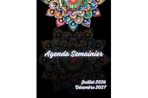 Agenda 2026-2027 Semainier 18 Mois: Grand Format A4 - De Juillet 2026 a Decembre 2027 | Planificateur Hebdomadaire avec Horai