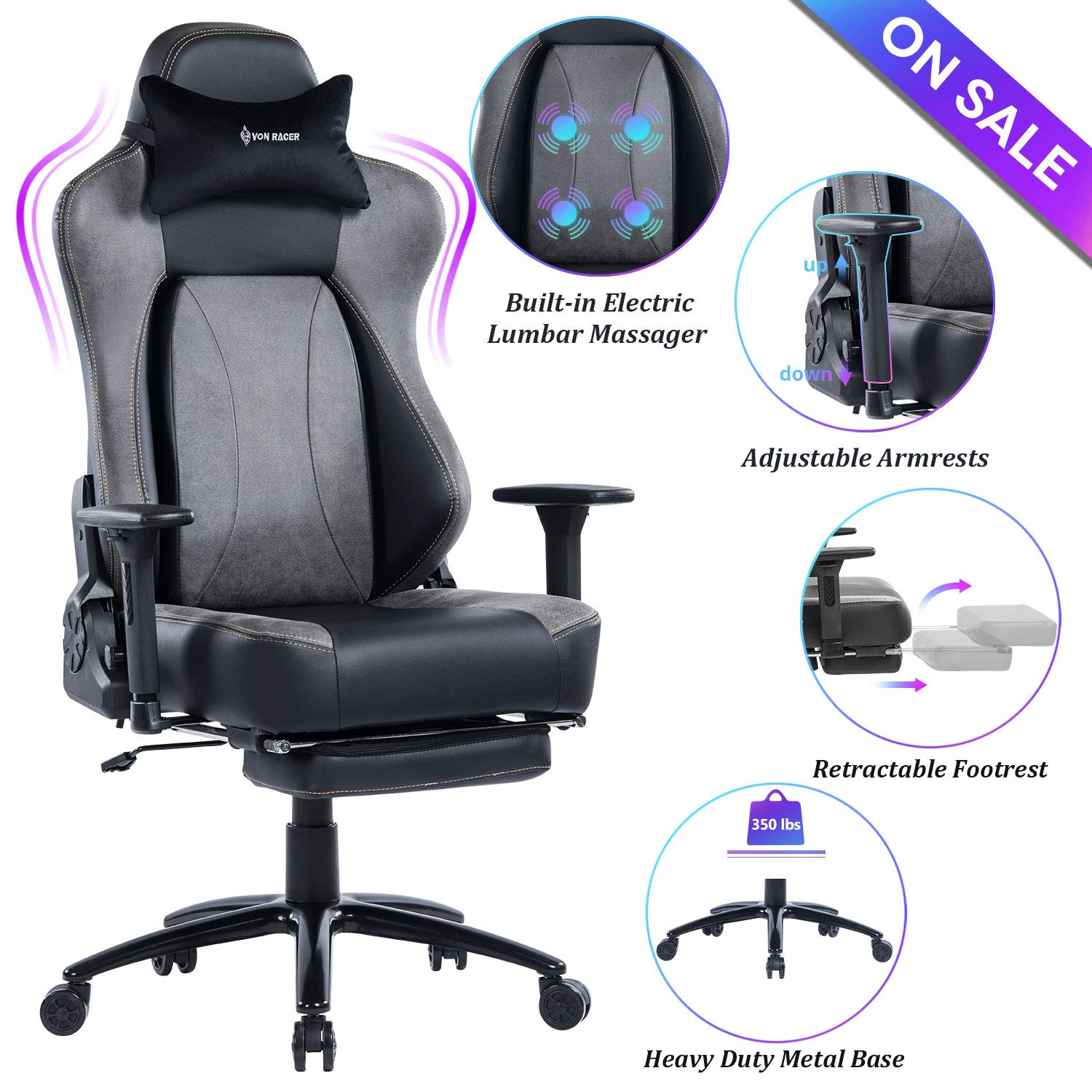 Best reclining gaming computer chair